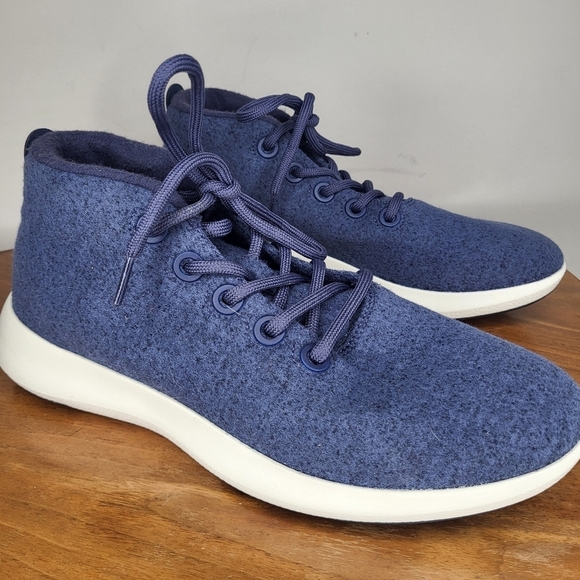 allbirds Shoes - AllBirds Women's Blue Wool Runner-up Mizzles Water Repellent Shoes Size 11